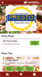 Mobile Screenshot of presto-pizza-lieferservice.de