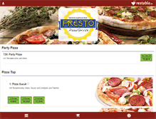 Tablet Screenshot of presto-pizza-lieferservice.de